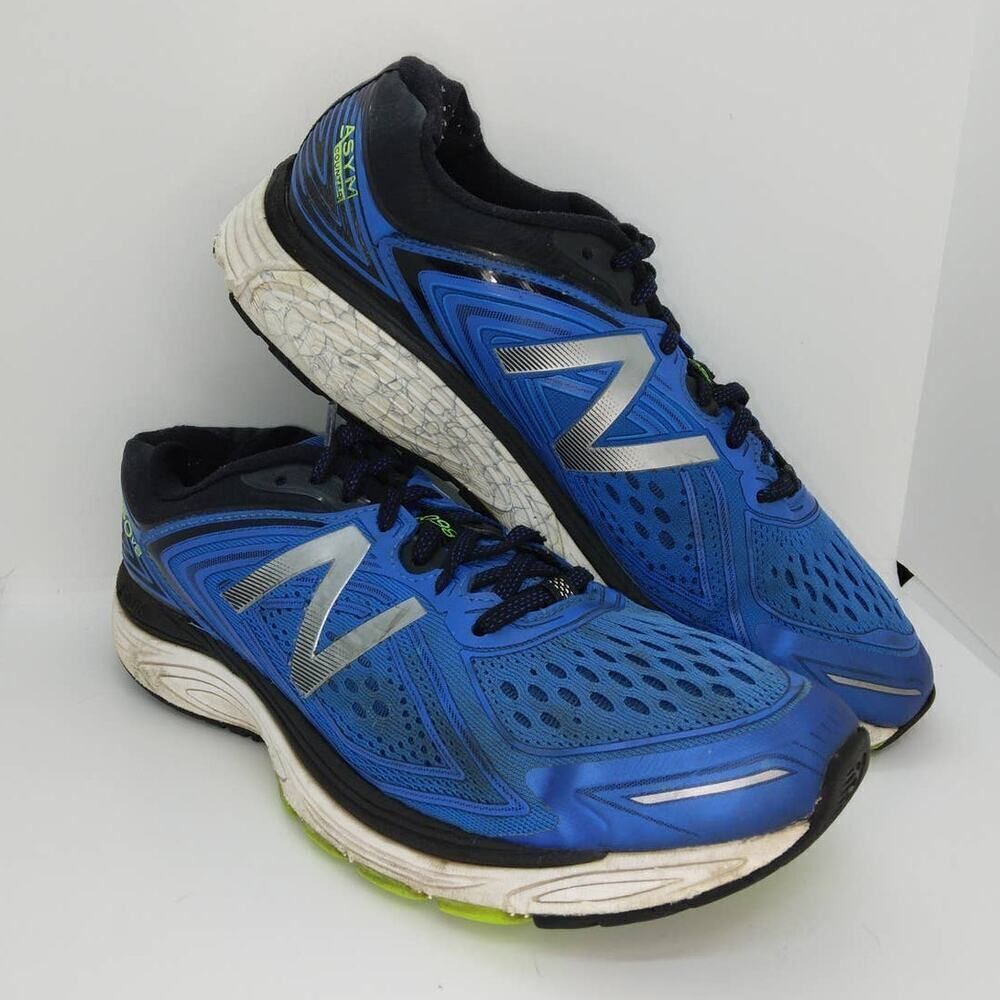 New Balance 860v8 Men's Pre-owned Blue/Black Running Sneakers - sz. 9 1/2